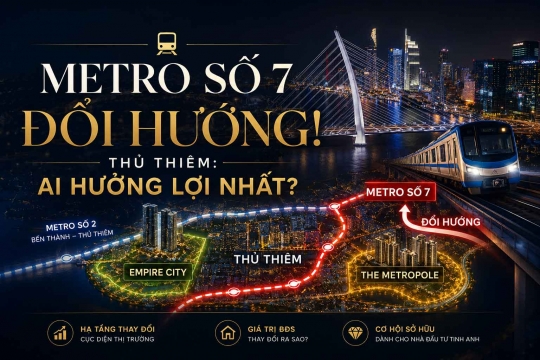 Metro Số 7 & Số 2 Qua Thủ Thiêm 2026: Dự Án Nào Hưởng Lợi? | Achieve Realty VN 